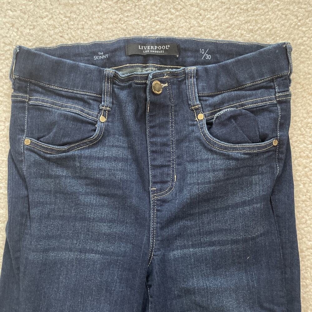 Liverpool Womens Jeans Size 10/30 Skinny Preowned Blue